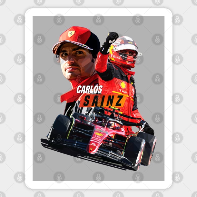 Racing Sainz Magnet by pxl_g